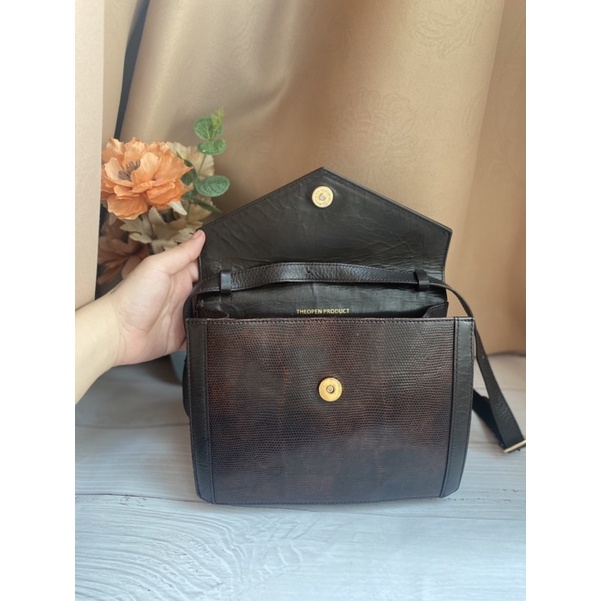 Túi đeo chéo da kì nhông