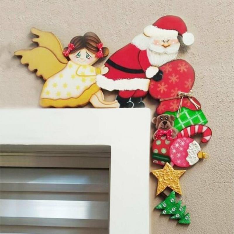 Phụ Kiện Trang Trí Giáng Sinh Hình Ông Già Noel Tuần Lộc Vui Nhộn