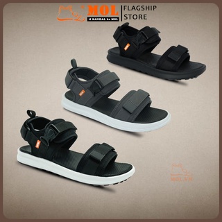 Giày Sandal Vento Unisex Nam Nữ 2 Quai Ngang Nhẹ Êm Bền Đi Học Đi Làm Đi Du Lịch Màu Đen Mã NB01
