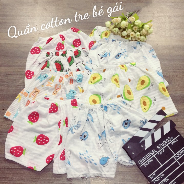 Quần đùi cotton cho bé trai và bé gái (HN 262)