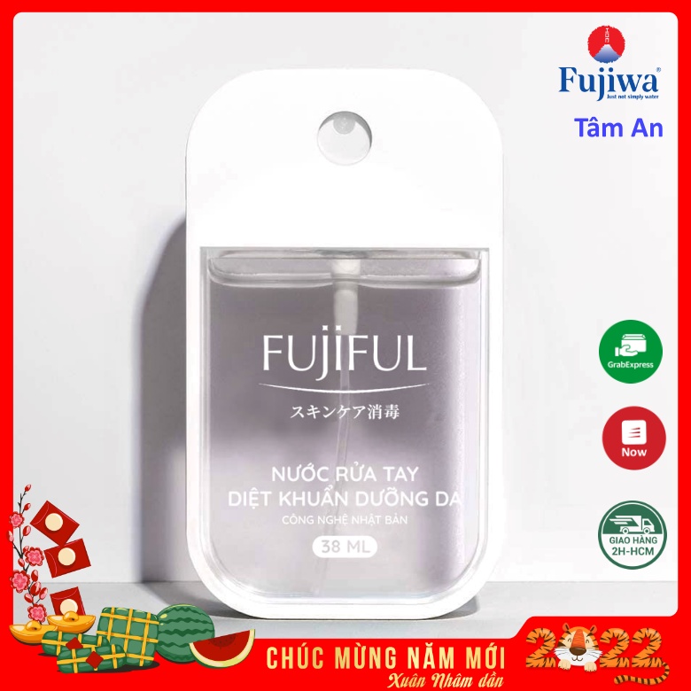 Xịt khuẩn tay dưỡng da Fujiful - công nghệ Nhật Bản