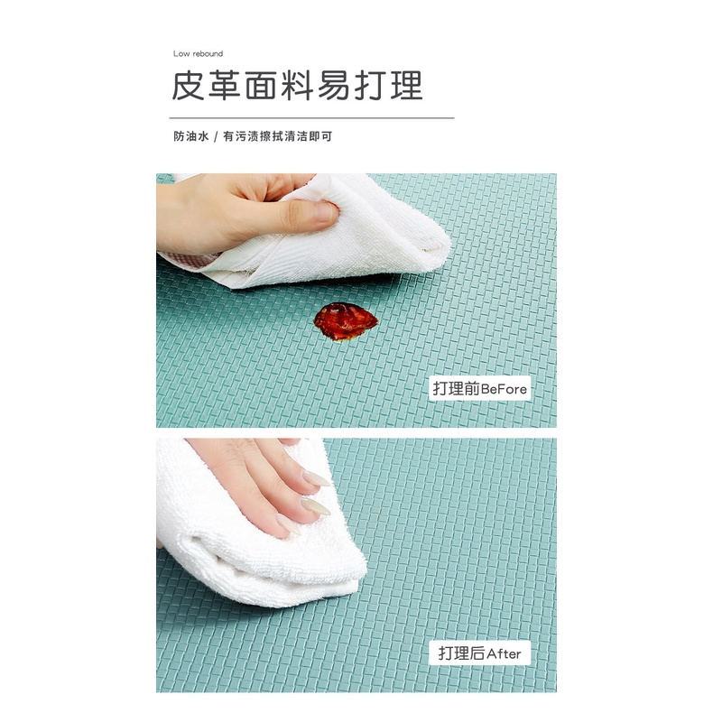 Thảm da pu lót sàn nhà bếp hai mặt 44x150cm