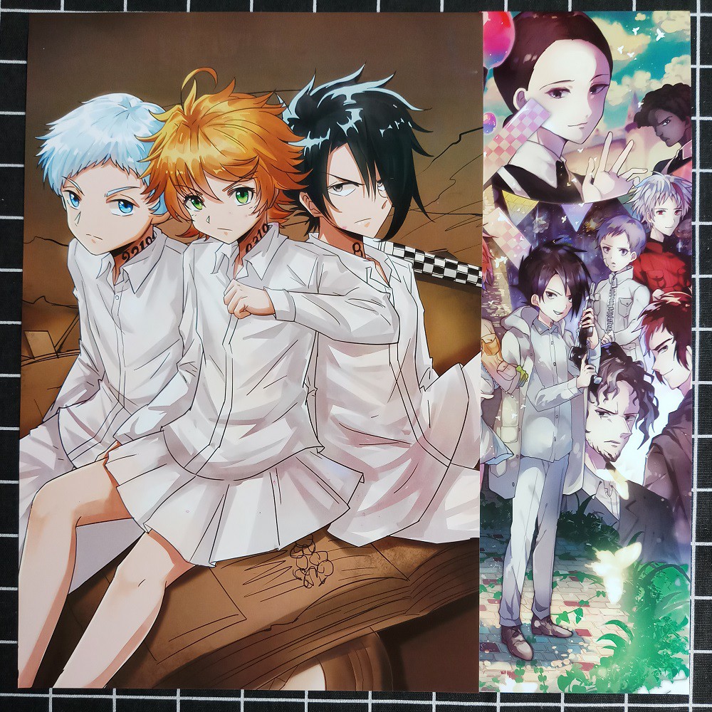 Poster Anime Yakusoku No Neverland (8 Tờ)