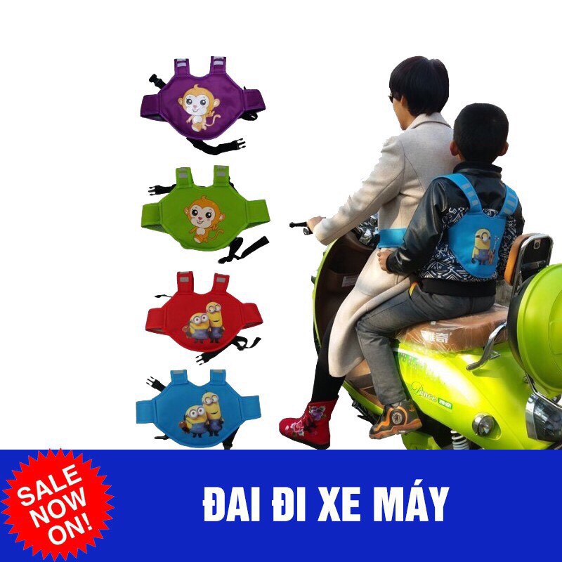 Đai đi xe máy cho trẻ em
