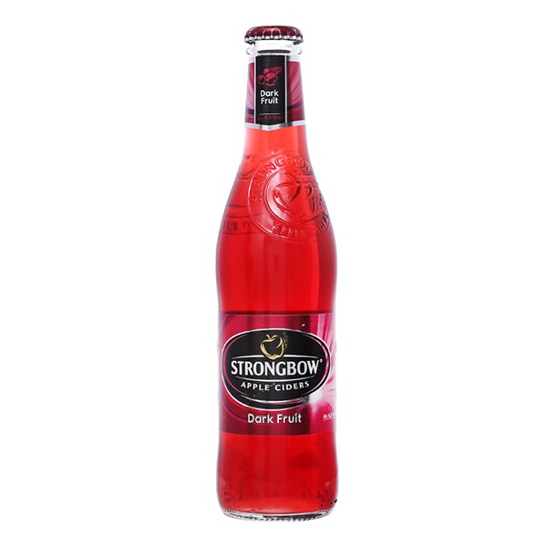 E - Nước Táo Lên Men Strongbow Vị Nho Đen Chai 330Ml