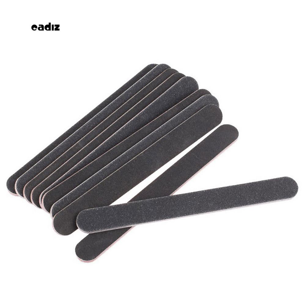 [Hàng mới về] Bộ 10 cây dũa móng tay tiện lợi 100 / 180