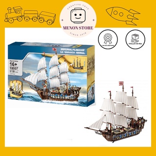 Đồ chơi lắp ráp 18007 180056 22001 Mô hình Thuyền buồm Hoàng gia - Xếp hình thông minh