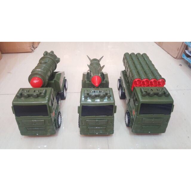 Xe đồ chơi quân sự bánh đà nhiều mẫu