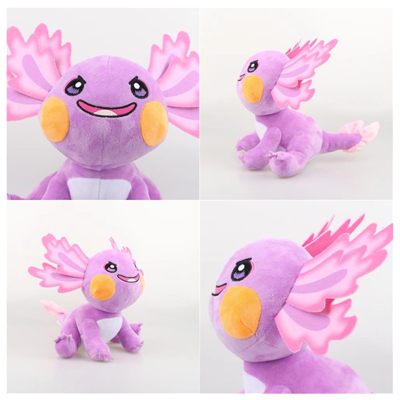 ✨đồ chơi cho bé✨ NEW Axolotl nhồi bông Vận chuyển nhanh! Thú Nhồi Bông Axolotl 6 Màu Dễ Thương 27cm