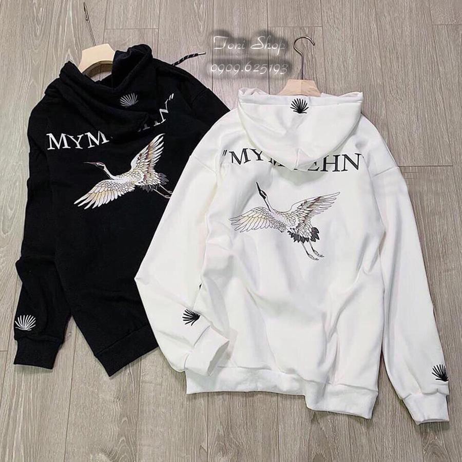 ÁO HOODIE NỈ NGOẠI HD850 (Crane - Con Hạc - Kèm Ảnh Thật) | BigBuy360 - bigbuy360.vn