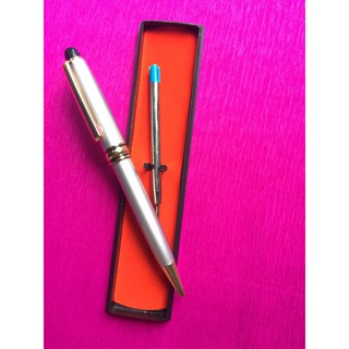 Bút bi kiểu xoay(tặng 1 ngòi xe cua) – viết bi cao cấp - mực màu xanh