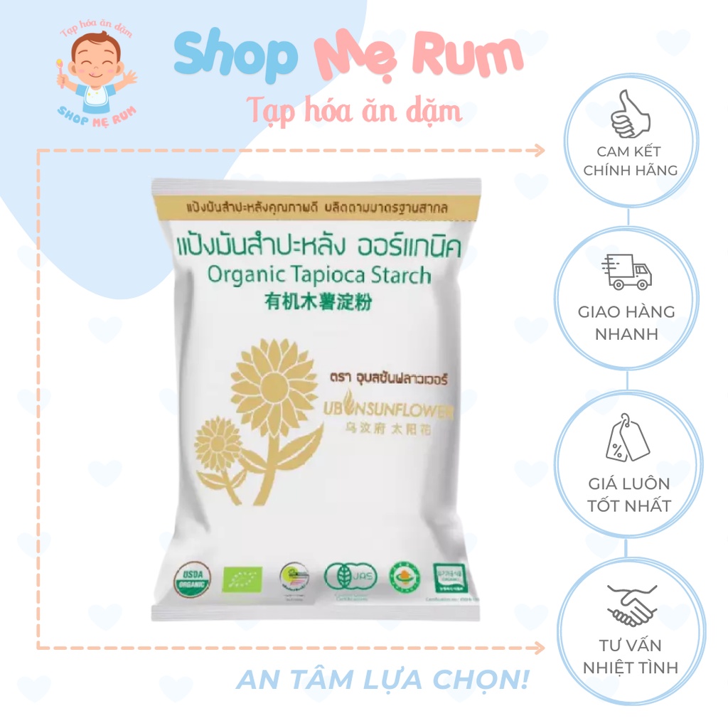 Bột Năng Hữu Cơ Thailand 400gr (Có Tách Lẻ)