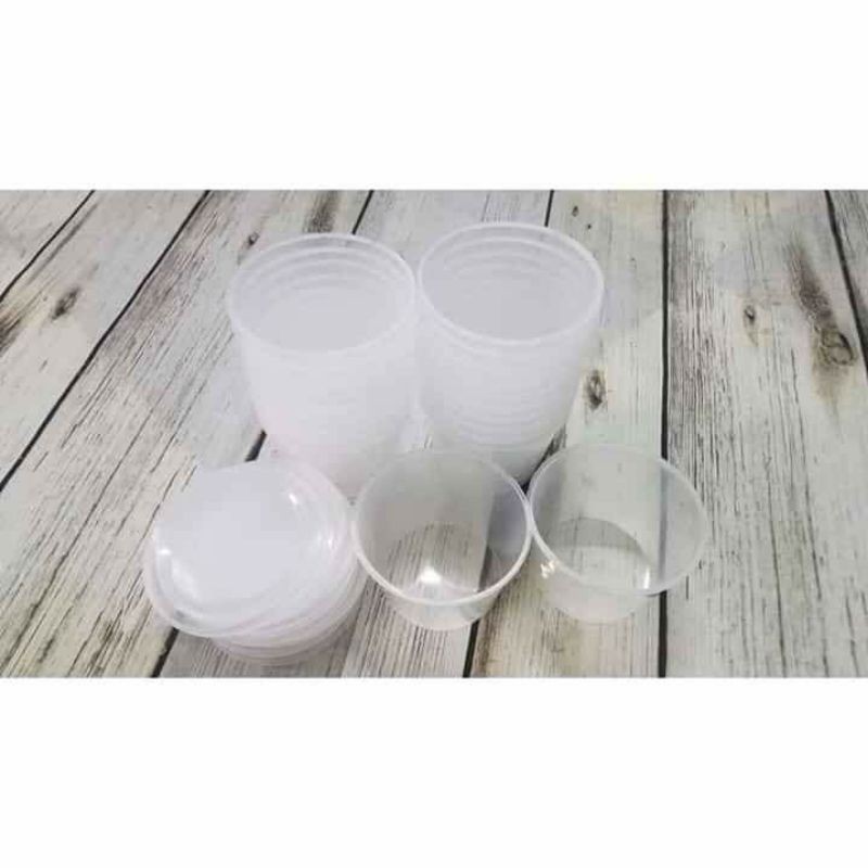 COMBO 10 HŨ NHỰA LÀM BÁN FLAN, CARAMEN HÀNG ĐẸP LOẠI TO