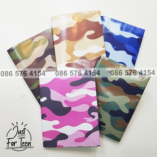 Giấy Bao Tập Camo quân đội nhiều màu unisex - Bọc vở học sinh họa tiết camo - Hình Thật, in theo yêu cầu