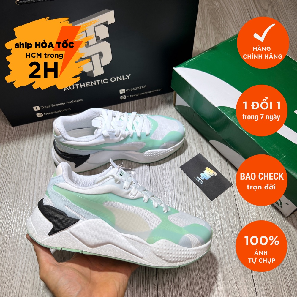 Giày thể thao PUMA RS-X3 PLAS TECH MIST GREEN 371640 02