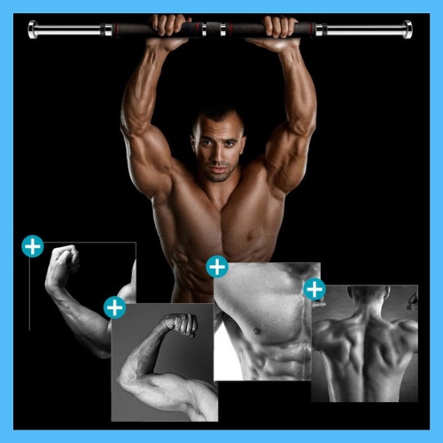 Thanh tập xà đơn treo tường gắn cửa tập gym nhiều cỡ từ 62-150cm kích thước tùy chỉnh tập tại nhà tăng cơ bắp HAPDU