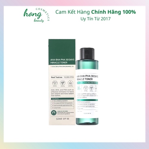 Toner Dưỡng Ẩm Làm Sạch Some By Mi AHA BHA PHA 30 Days Miracle 150ml