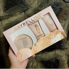 Bộ trang điểm Maybelline Mỹ 3 món hồng đẹp mê hồn