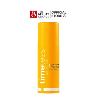 Tinh chất giúp sáng da, mờ thâm Timeless 20% Vitamin C + E + Ferulic Acid (30mL)