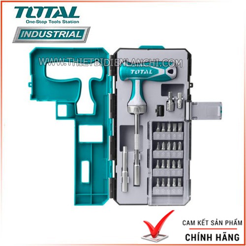 Bộ mũi vít 25 chi tiết Total TACSD30256