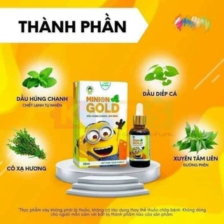 DẦU HÚNG CHANH MINION GOLD