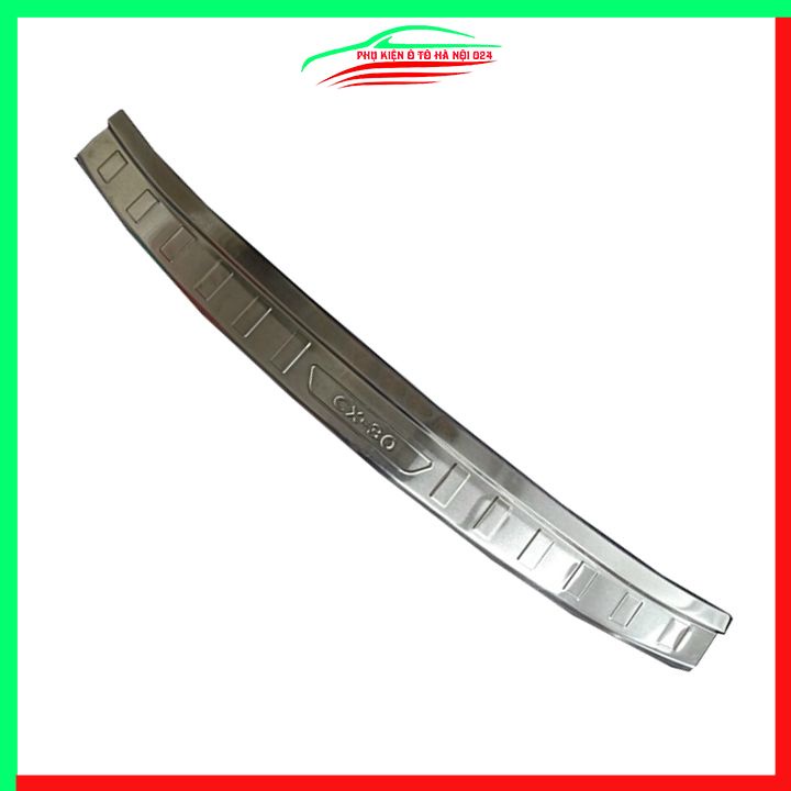 Ốp chống trầy cốp MAZDA CX30 2021-2022 Inox mạ crom sáng bóng