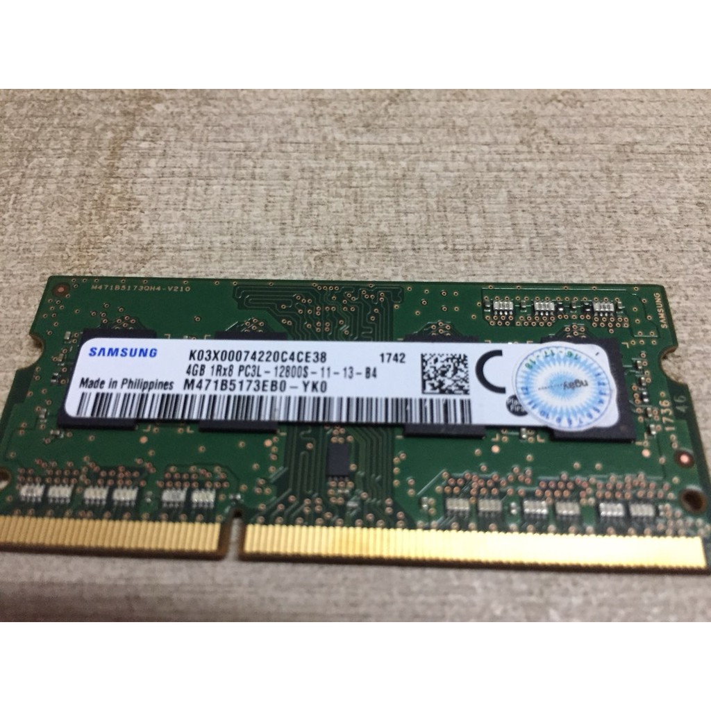 Ram laptop Samsung DDR3L 2G, 4G, 8G