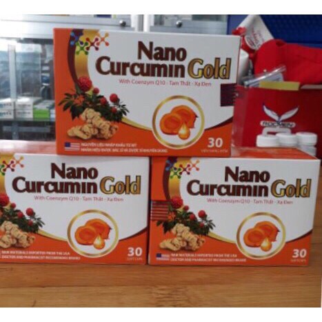 VIÊN UỐNG NANO CURCUMIN GOLD - HỖ TRỢ LÀM LÀNH VẾT THƯƠNG, TRÀO NGƯỢC THỰC QUẢN