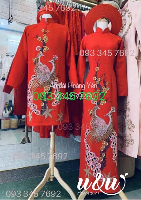 Combo Manocanh nhung Nam và Nữ size S
