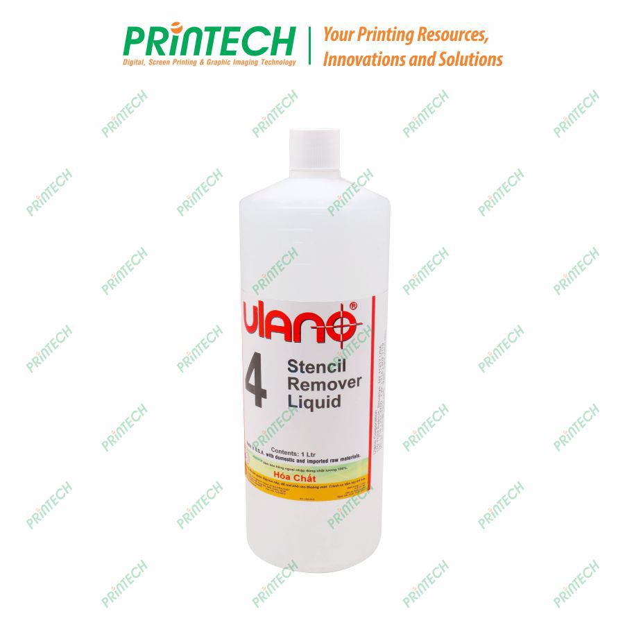 100cc Hóa Chất Tẩy Bản Ulano 4 Remover Liquid – Giúp Tẩy Bản Và Loại Bỏ Keo Chụp Bản Trực Tiếp