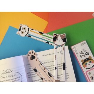 Combo 2 hộp bookmark mèo
