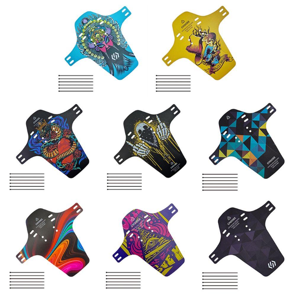 Tấm Chắn Bùn Trước / Sau Siêu Mỏng Kèm Dây Cáp Tiện Dụng Cho Xe Đạp Leo Núi Fender