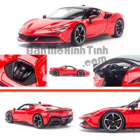 Mô hình siêu xe Ferarri SF90 Stradale 1:24 Bburago Red