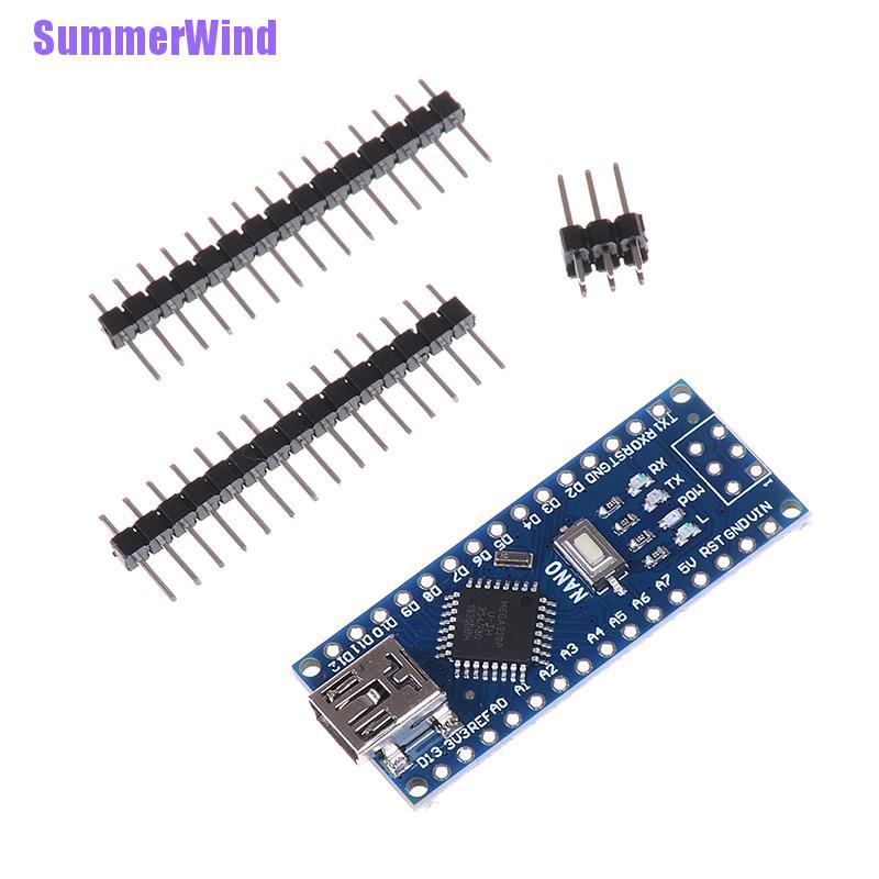 Bảng Mạch Điều Khiển Mini Usb Nano V3.0 Atmega328P Ch340G 5v 16m Cho Arduino