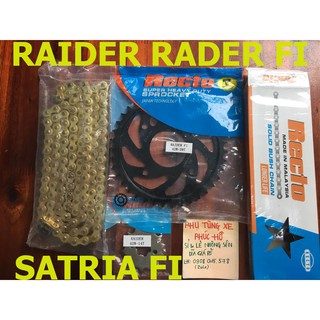 NSD Raider Raider FI Satria Fi Size Nhông 14-15...Dĩa 38-39-40-41-42-43-44 Nhông Sên Dĩa Recro Sên Recto Vàng Malay