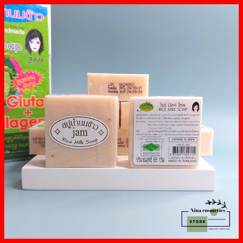 Bánh Xà Phòng Cám Gạo Thái Lan Jam 65g