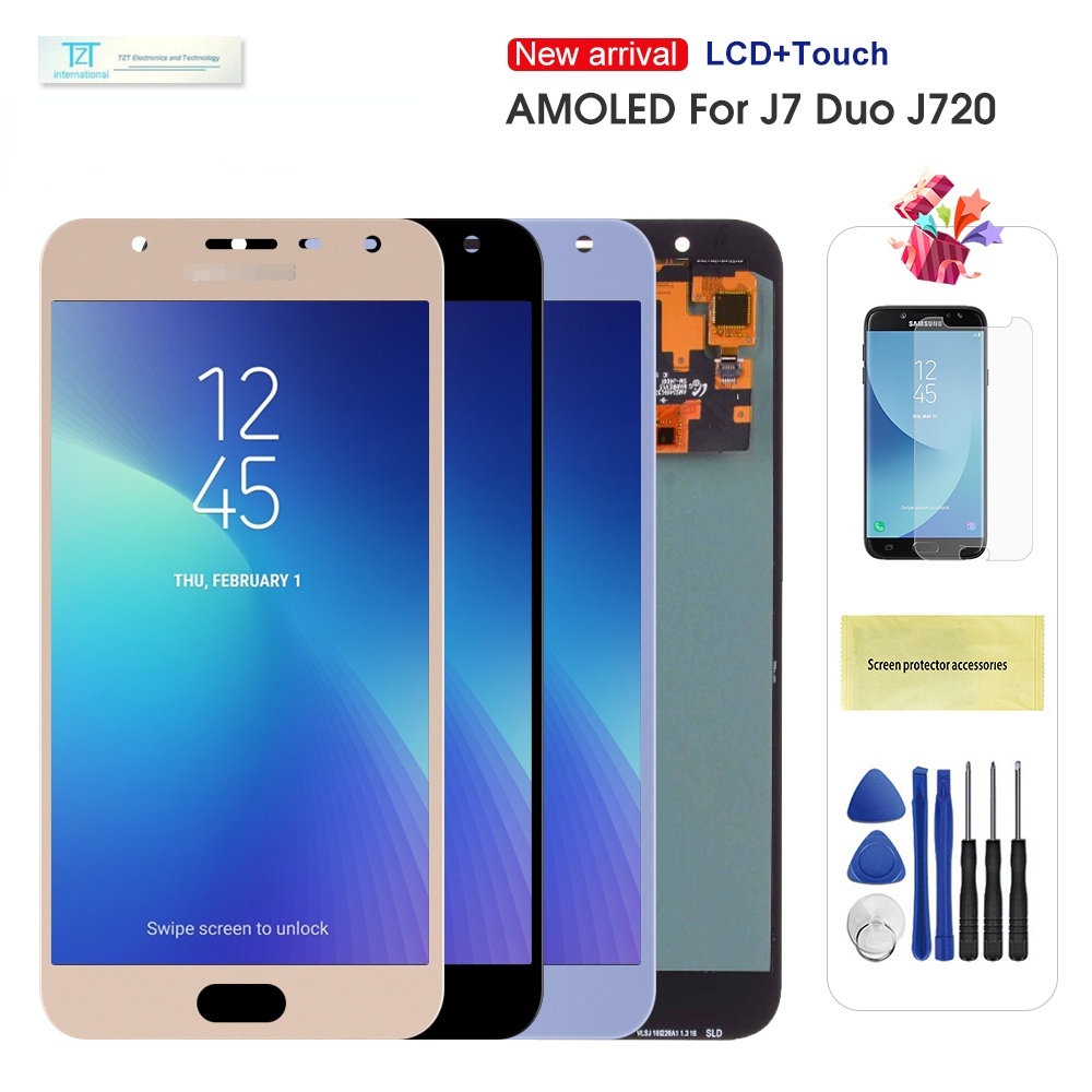 Màn Hình điện thoại Cho Samsung J7 Duo 2018 J720 J720F LCD thay thế màn hình