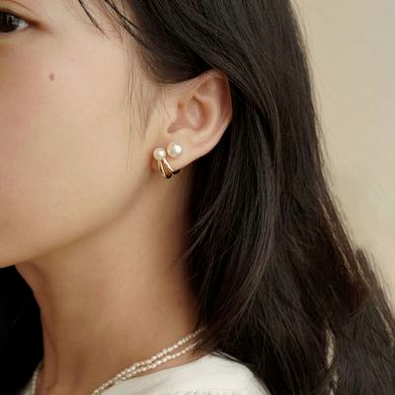 Khuyên Tai Nữ Đính Ngọc Thời Trang Hàn