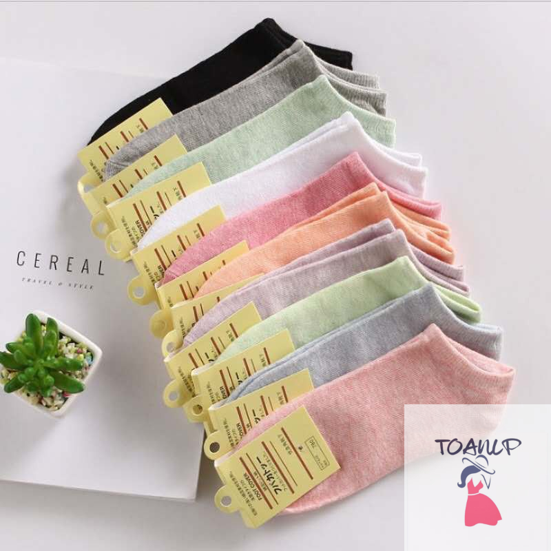 Set 10 Đôi Tất Xuất Nhật Mác Vàng H06