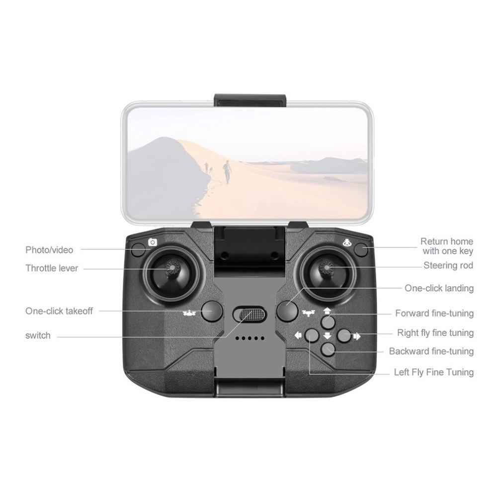 𝓣ặ𝓷𝓰 𝓽ú𝓲 𝓬𝓱ố𝓷𝓰 𝓼ố𝓬 Máy Bay Điều Khiển Drone Camera Mini KY907 - Cảm biến vật cản - chụp ảnh, quay phim điện thoại 2022
