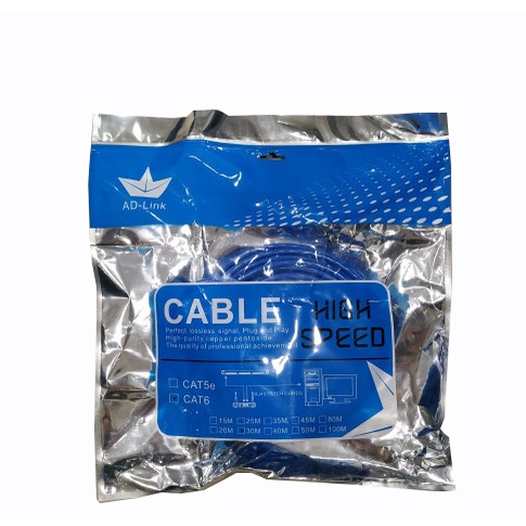 CÁP UTP CAT 6 AD-LINK HIGH SPEEDXANH- 15m, 30m, 50m