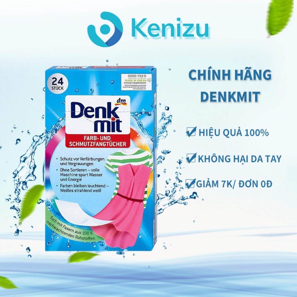 Giấy hút màu và chống phai màu quần áo Denkmit - Hàng Đức