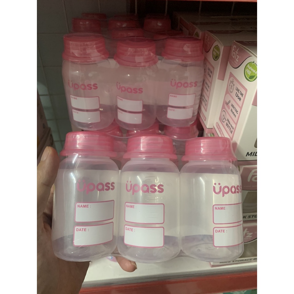 Bộ 3 Bình Trữ Sữa Upass 125ml UP0030N