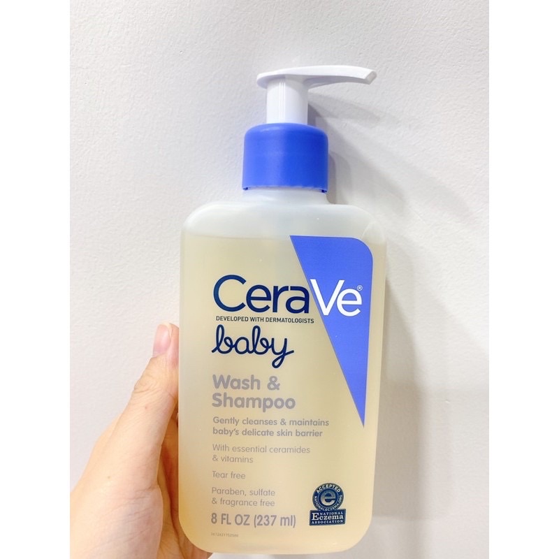 Sữa Tắm Gội Cho Bé CeraVe Baby Wash and Shampoo (237ml)