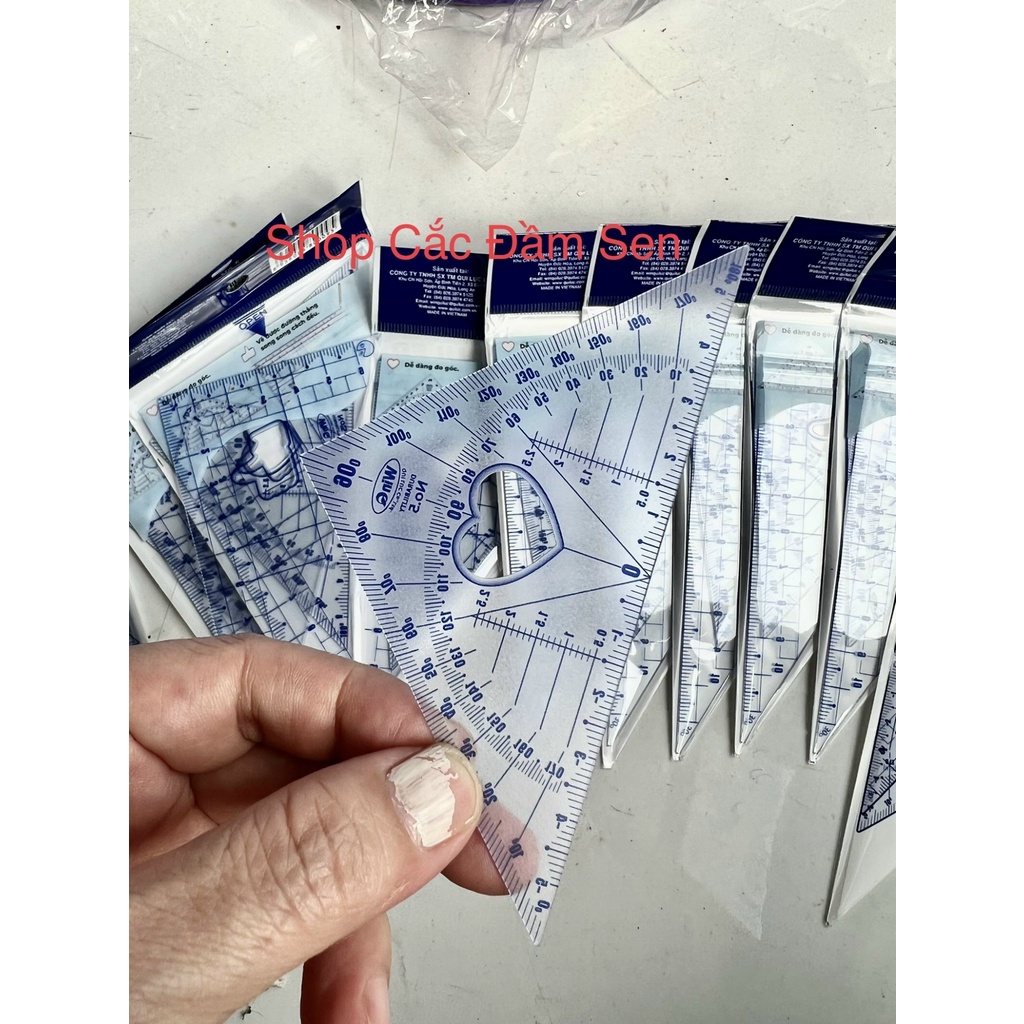 Thước kẻ học sinh, Thước kẻ WinQ đo độ/Eke/ thước dẻo 20cm-30cm
