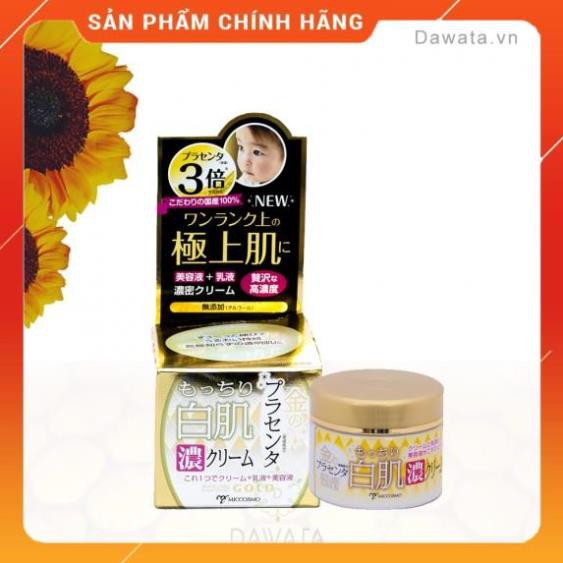 [HÀNG NHẬT][QUÀ]KEM DƯỠNG TRẮNG DA ĐẬM ĐẶC TINH CHẤT PLACENTA VÀNG – MICCOSMO WHITE LABEL PLACENTA RICH GOLD CREAM