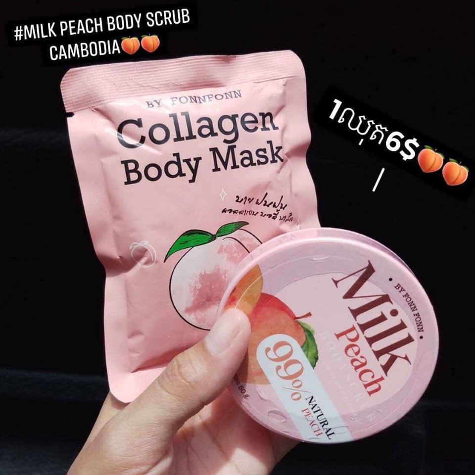 Mask tắm trắng Trái Đào Thái Lan