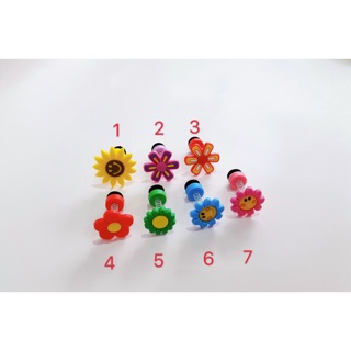 Jibbitz/ sticker/ charm dạng lò xo gắn dép crocz, dép sục