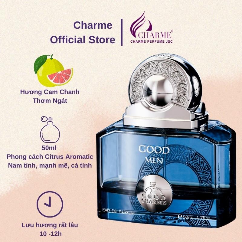 Nước hoa nam Charme Good Men 50ml - Màu xanh