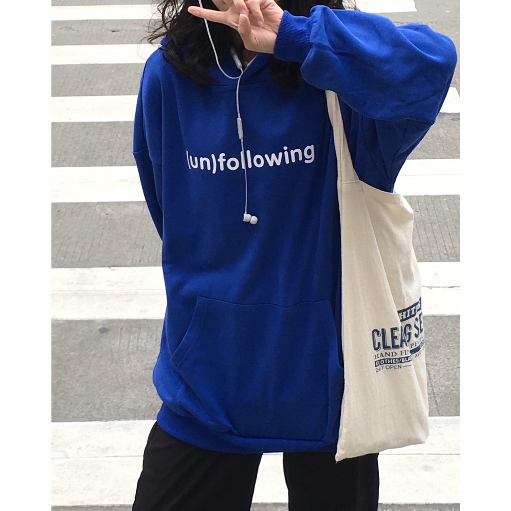 NRVP Áo Hoodie Nữ Tay Dài Dáng Rộng Thời Trang Phong Cách Hàn Quốc